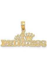 handsome number one yellow gold baby charm